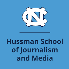an image of the logo for the Hussman School of Journalism and Media